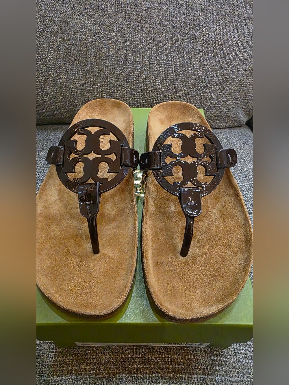 TORY BURCH MILLER CLOUD SANDAL- Plum